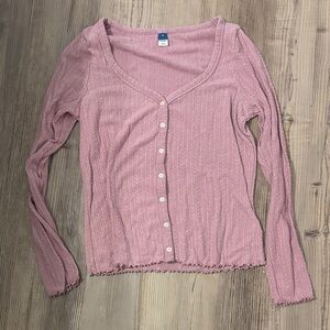 Button-Down Women's Top